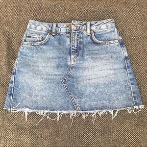 Denim Mini Skirt